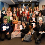 2015 - 2016 Game Changers Program - Participating teachers group photo with copies of the book: Getting to Yes