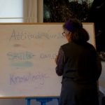 Teacher leading discussion during 2nd annual Negotiation Education Summer Institute with PATHWAYS